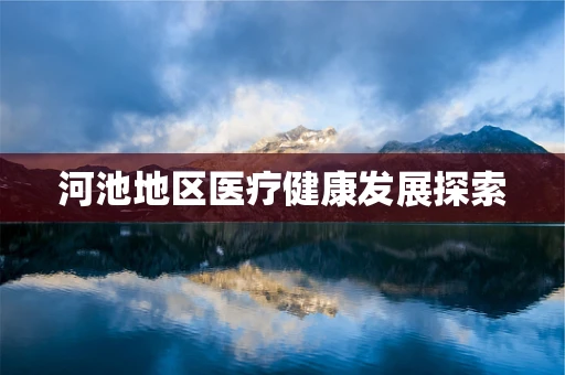 河池地区医疗健康发展探索