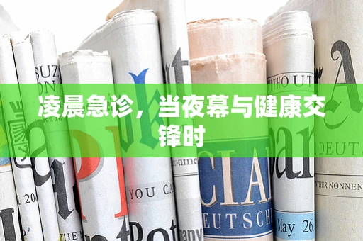 凌晨急诊，当夜幕与健康交锋时
