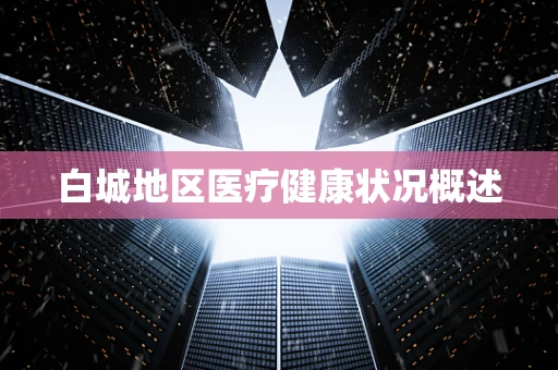 白城地区医疗健康状况概述