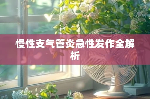 慢性支气管炎急性发作全解析