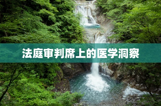 法庭审判席上的医学洞察
